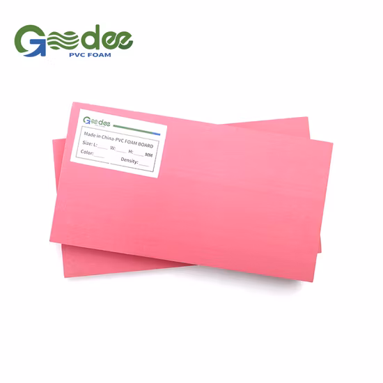 Feuille de mousse PVC PVC Celuka Board pour armoires de cuisine marché de Porto Rico