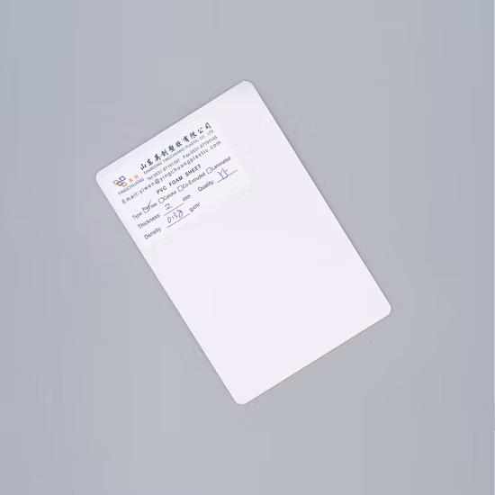 Feuille de mousse PVC de matériaux de construction/panneau de mousse PVC de stratification